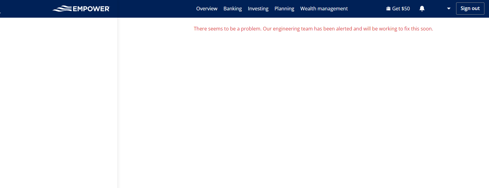 blank page after login.png