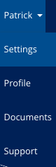 Top Menu pulldown - Settings.png